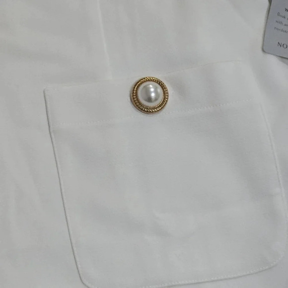 HARPER ROSE Womens Ivory Scuba Crepe Short Sleeve Fit + Flare Dress Size 12 - Picture 8 of 12
